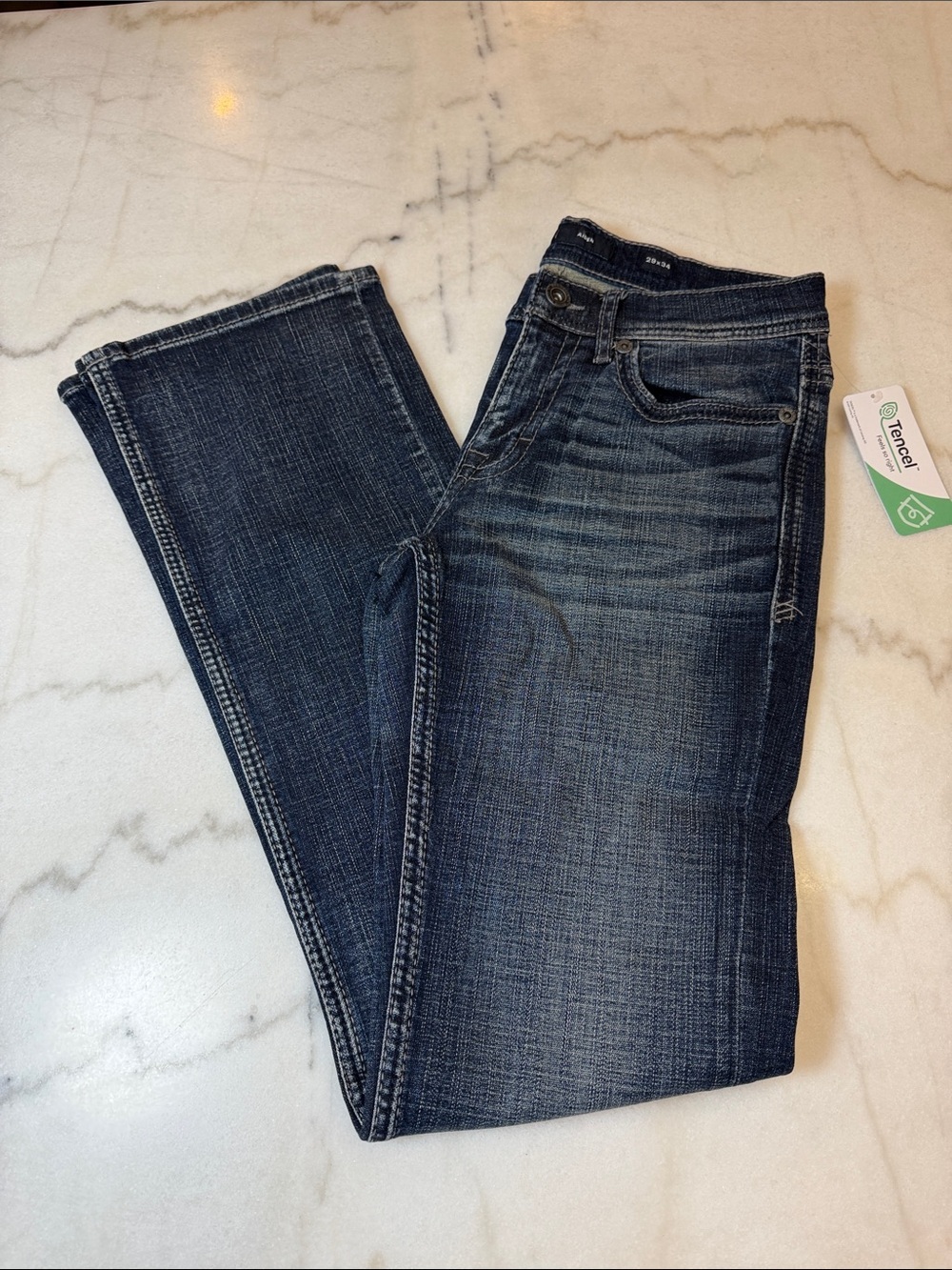 NWT BKE Aiden Men's Dark Blue Bootcut Jeans